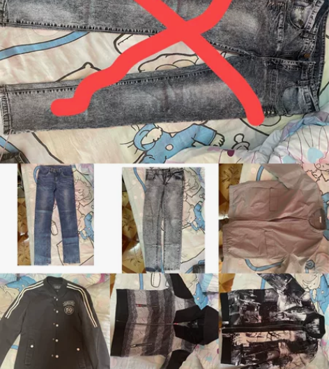 牛仔裤，99新，基本上170-180cm都...