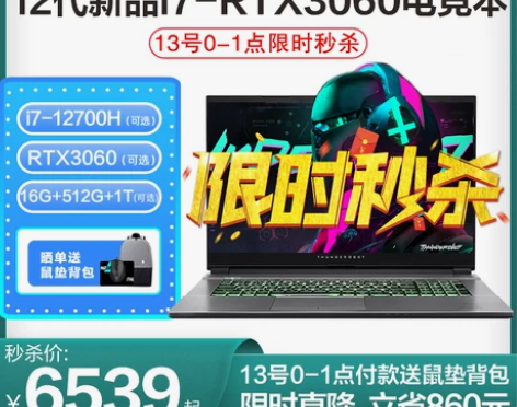 雷神911Plus11代英特尔酷睿i7 R...
