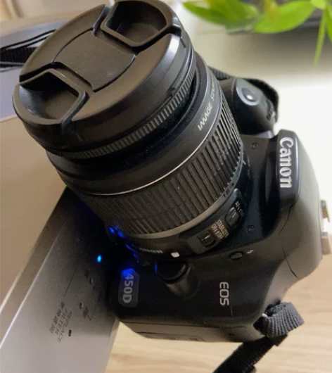 佳能单反eos450d,配18 55镜头。...