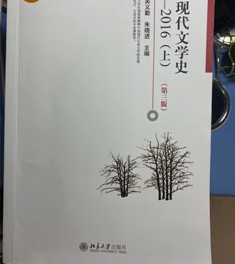 中国现代文学史上下两册中国现代文学经典四本...