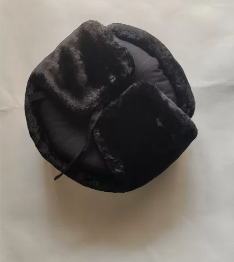 保安冬季加厚保暖棉帽中老年雷锋帽！ 55号...