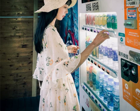 小清新碎花雪纺连衣裙初恋裙子复古学院风及膝...