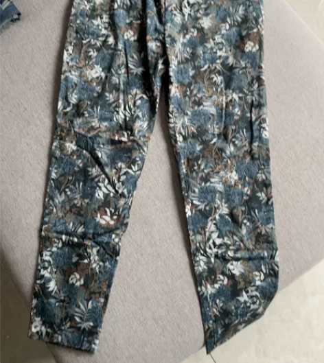 ZARA男款花色休闲裤，异域风情，试穿无吊...