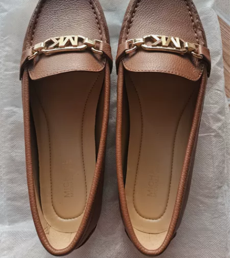 MK正品 全新!奢侈品牌经典气质平底单鞋女...