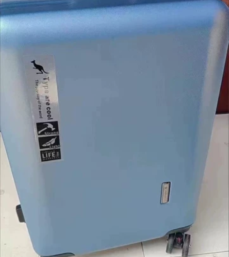 【全新包邮】袋鼠拉杆箱万向轮铝框箱行李箱男...
