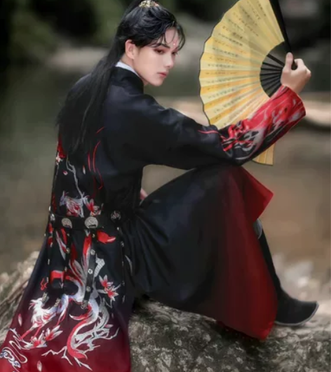 （退坑出）如梦霓裳灵狐出山汉服女大袖衫重工...