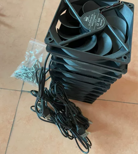 12cm手机群控架散热USB风扇，全新10...