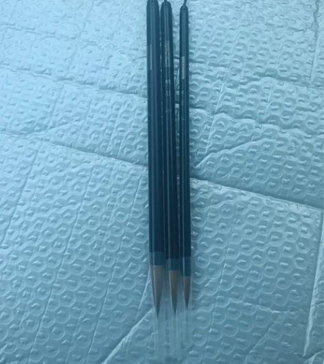 专业书法毛笔,狼毫毛笔,闲置出一套黑檀木精...
