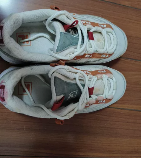 FILA 斐乐官方复古老爹鞋女棉花糖白/富...