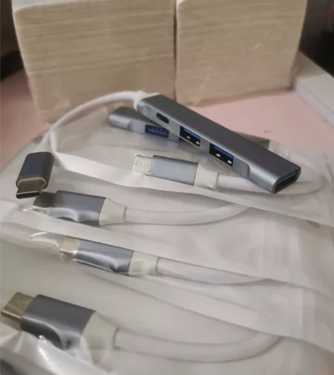 电脑type c扩展器笔记本车载拓展坞us...