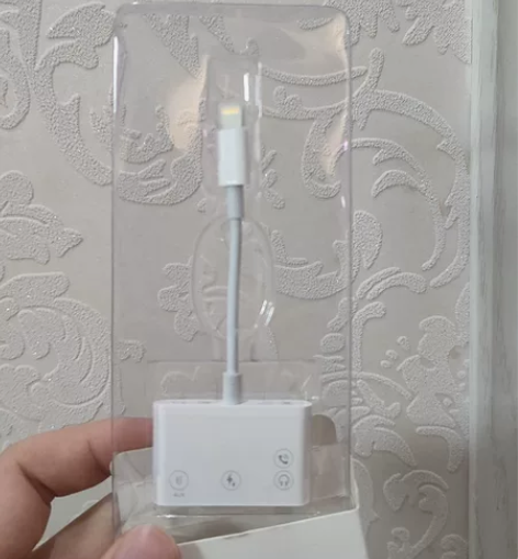 苹果三合一连接线数据线充电线，连接音频线话...