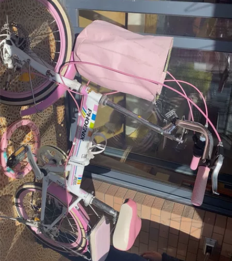 低价出售闲置自用“凤凰女生自行车”可折叠，...