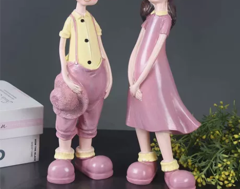 创意树脂摆件欧式现代田园树脂装饰家居装饰酒...