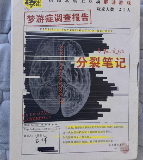 单人剧本/解谜书/小说 分裂笔记28看不见...