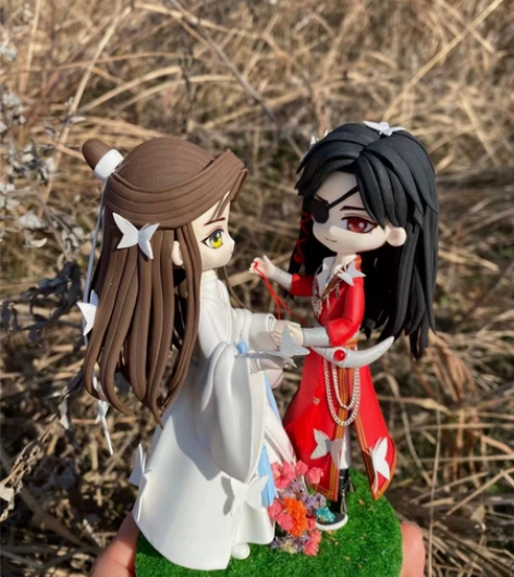 天官赐福，花城，谢怜手办。可来图定制 感兴...