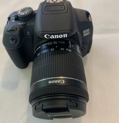 佳能700D+18-55镜头新手入门单反套...