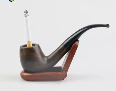 包邮360ym黑檀木实木烟斗 中号烟斗 烟...