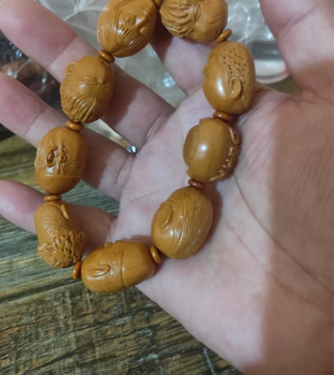个人非商家，闲置一串灌篮高手橄榄核手串，串...