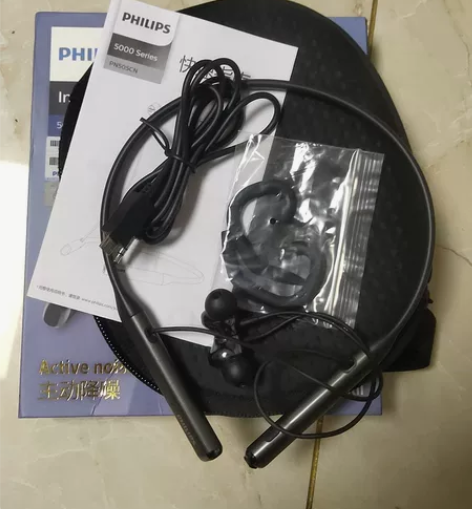 飞利浦 PN505 主动降噪耳机,左耳无声...