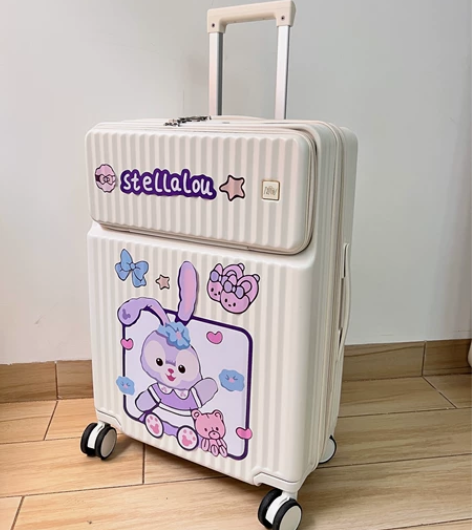 御旅前开口商务行李箱ins网红拉杆箱万向轮...