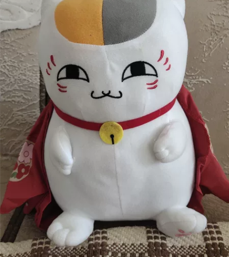 夏目友人帐猫老师一番赏，有水洗标无吊牌轻微...
