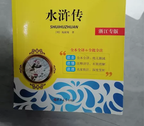 水浒传名著 全本全译 全批全注