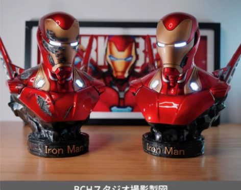 钢铁侠MK50半身1:2胸像手办GK模型雕...