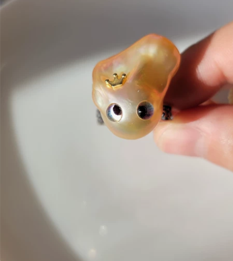 巴洛克阿飘 阿飘戒指,小丑脸/搞怪脸,裸珠...