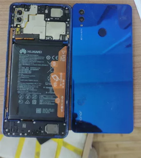 荣耀note10，掉地上摔了屏幕不显示了，...