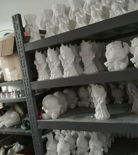 石膏娃娃现货批发彩绘白胚,批发石膏粉,画笔...
