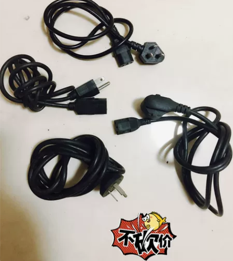台式电脑主机电源线,一条的单价。不包邮。 ...