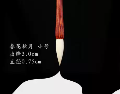 正品寸心斋春花秋月纯羊毫写意国画