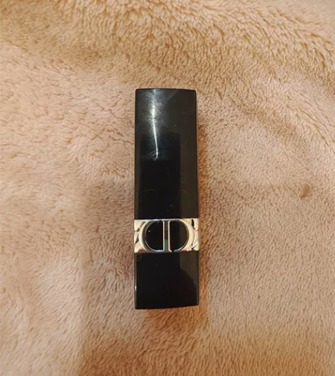 dior烈焰蓝金无色润唇膏,专柜赠品,只用...