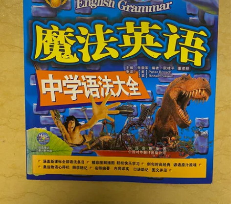 魔法英语 *中学语法大全*,全新,附带光盘...