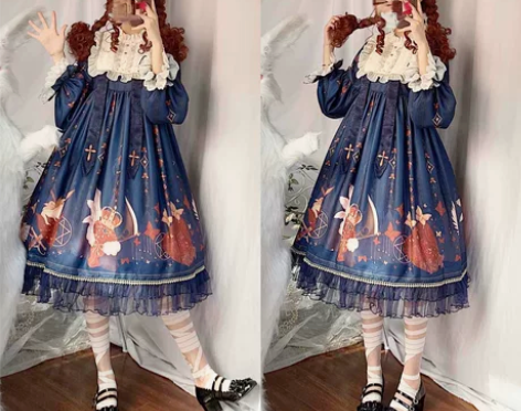 尾款【畸形莓莓】黑甜风格 Lolita 小...