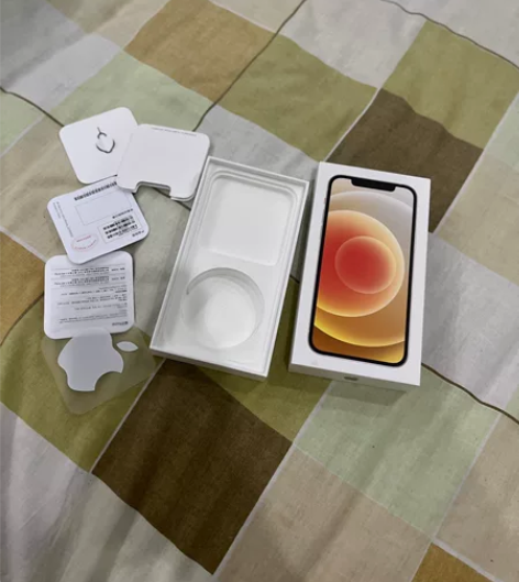 苹果12 实体店入 包装盒！空盒子 取卡针...