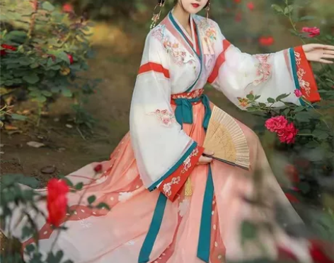 汉服齐腰整套【柒渡】女中国风晋制交领襦裙曹...