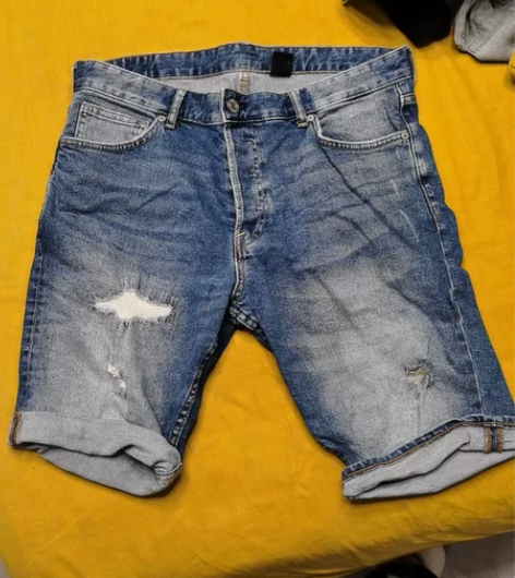 DENIM男士牛仔短裤,清衣柜,长胖了穿不...