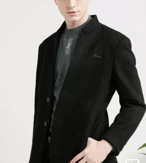 利郎165码秋冬单衣西服外套男单西-黑19...
