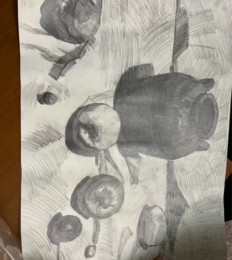 素描静物作品,家里有好多,需要的联系,如果...