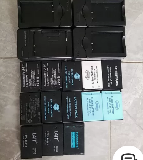 劲码,数魅各品牌LP-E17电池佳能EOS...