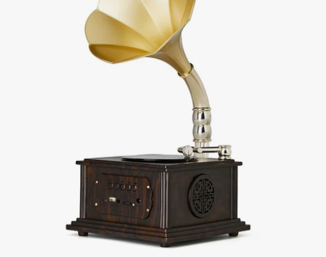 仿古留声机音箱复古客厅欧式摆件商务礼品迷你...
