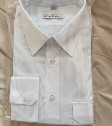 东航男式制服衬衫空少/地勤男制服白衬衫,两...