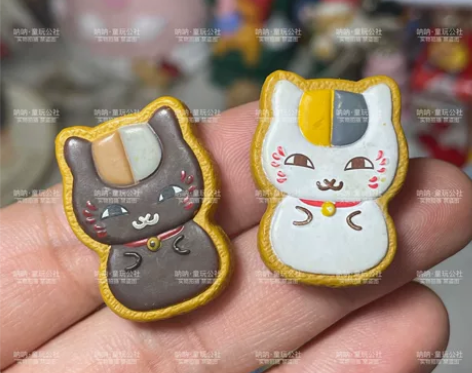 (包邮)稀有 夏目友人帐 猫老师 食玩 绝...