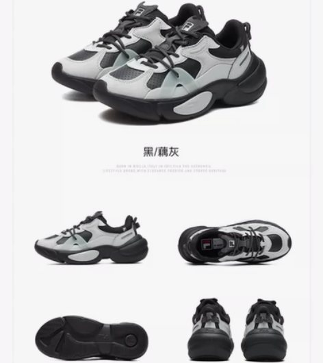 FILA 斐乐官方CLOUD老爹鞋女休闲鞋...