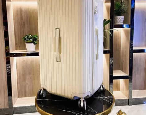 24寸白色行李箱 静音轮 买回来一次没用 ...