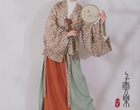 转卖褶衣  上云乐 晋制南北朝汉服褶衣曲领...