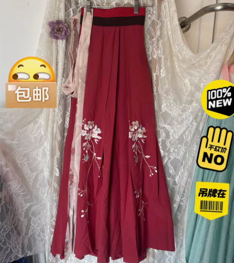 包邮汉尚华莲/昭姬下裙/褶裙裥裙/南北朝魏...