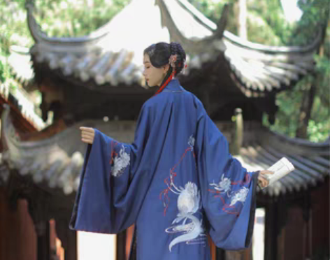 转卖兰若庭 汉服 乘黄 明制披风 M码 带...