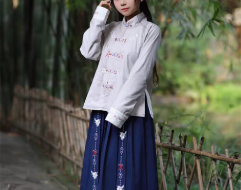 包邮兰若庭 汉服 流年 立领 基友装 买的...